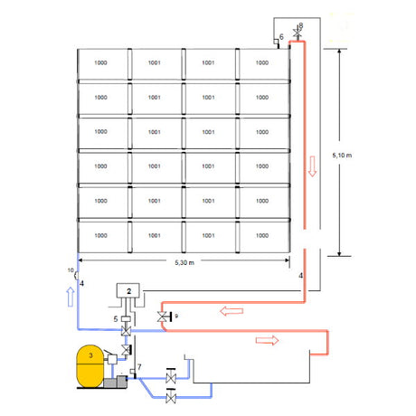 OKU Solar-Komplettset bis max. 48m² Wasseroberfläche