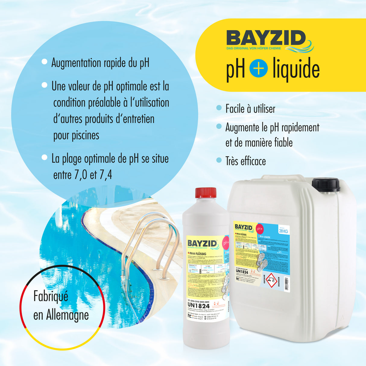 1 kg BAYZID® pH Plus flüssig