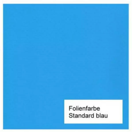 Poolfolie Achtform in Standard Blau