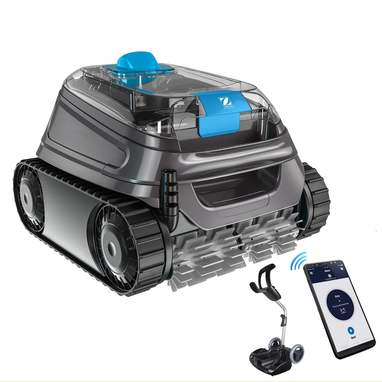 Poolroboter ZODIAC CNX 40 iQ inkl. Caddy