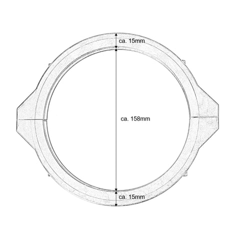 Klemmring für Rückspülventil 1 1/2" S- Flansch für Praher TM12S