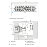 Gegenstromanlage BADU JET Turbo Pro Montagesatz Design 1 - 350m³ / h - 400V