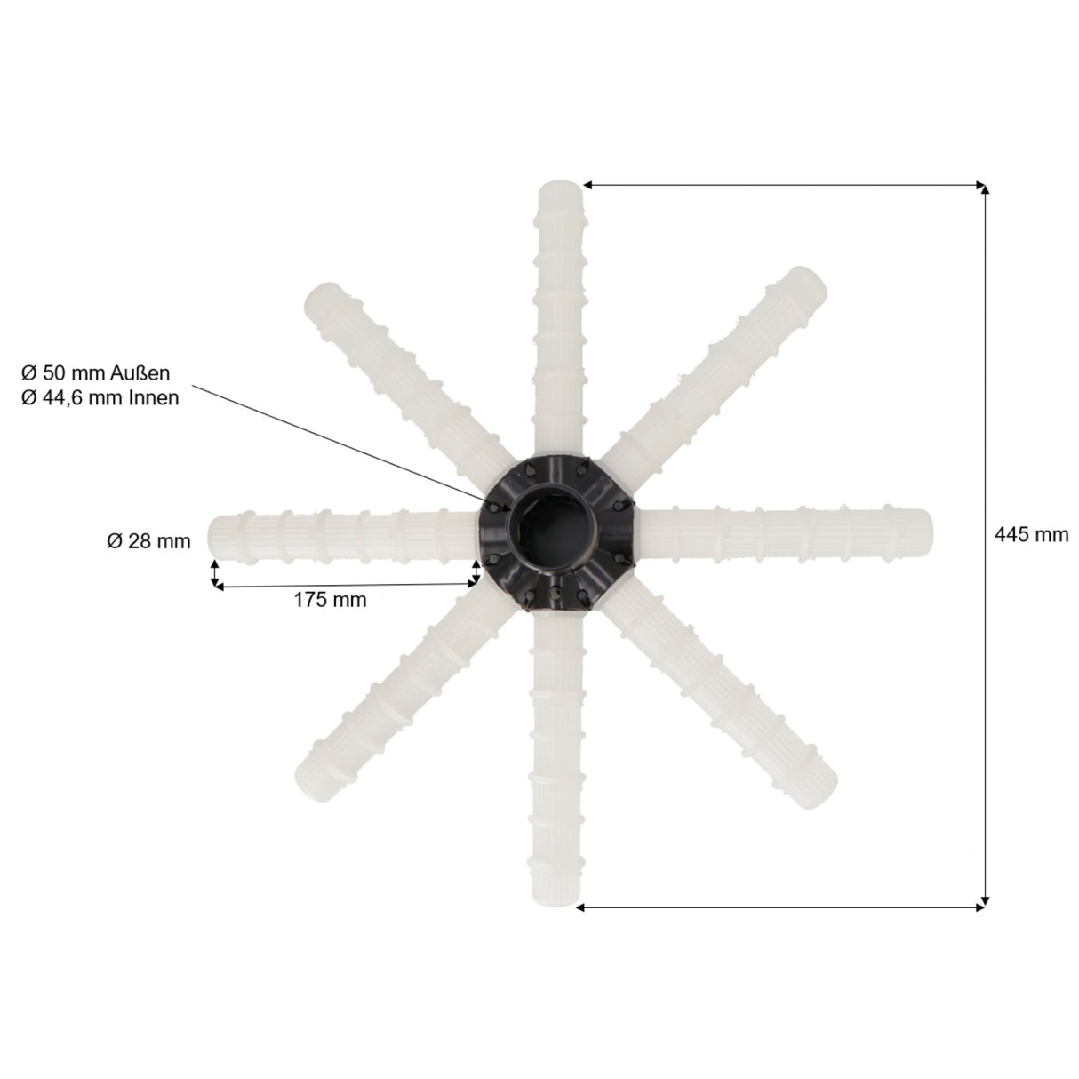 Croix de filtre pour Hawaii Ø 500mm